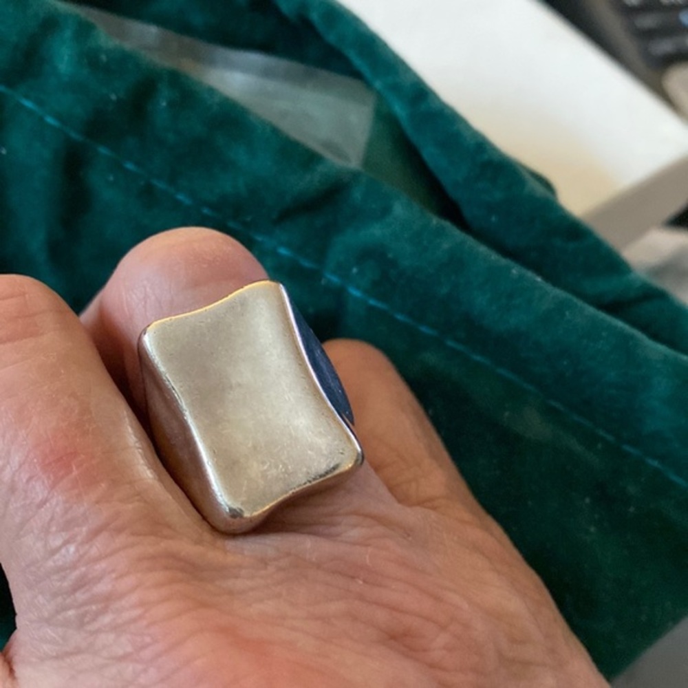 RLM Tablet ring / worry ring SIZE 6 925 Sterling Silver
